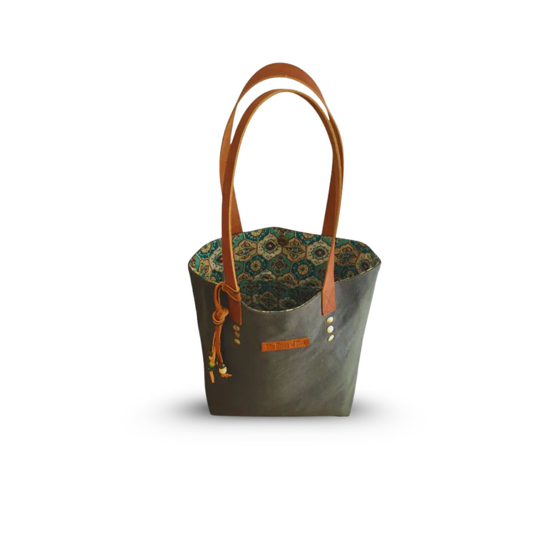 Blue Women Tote Bag - Stylish Canvas Accessory